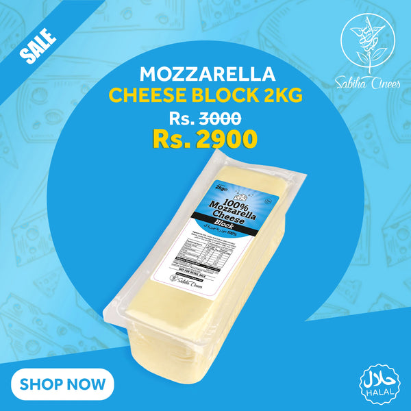 Grin Cheese Mozzarella Block 2kg