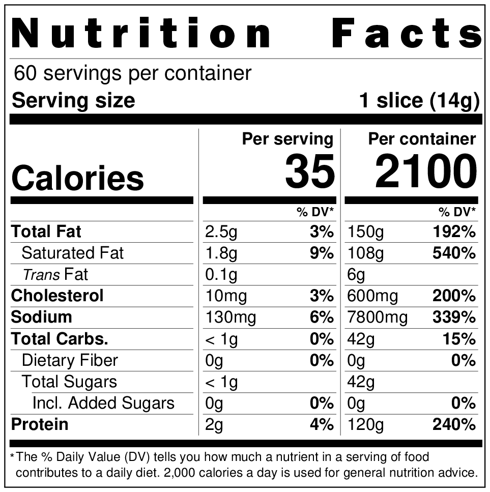 Happy Cow Cheese Catering Slices 840g – Sabiha Anees