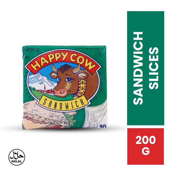 Happy Cow Cheese Sandwich Slices 200g