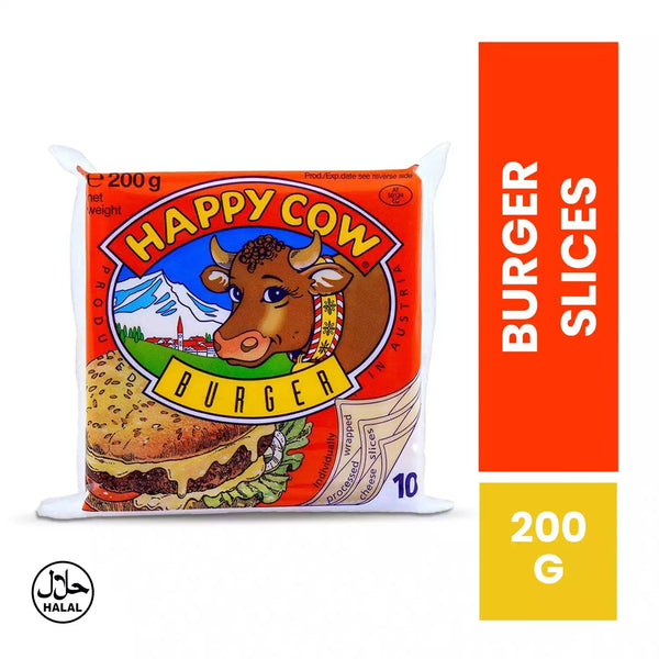 Happy Cow Cheese Burger Slices 200g
