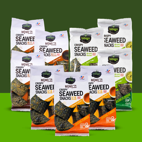 Bibigo Triple Bundle | Original, BBQ & Wasabi 9-Pack Deal

