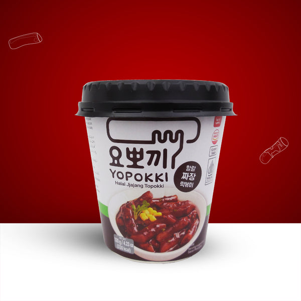 Buy Yopokki Jjajang Cup (120g) | Korean Black Bean Tteokbokki