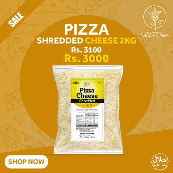 Grin Cheese 70/30 Shredded Pizza Cheese 2kg