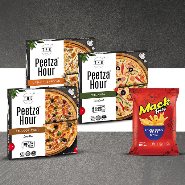 Frozen Fun Bundle | 3 Pizzas & Mack Fries 1kg
