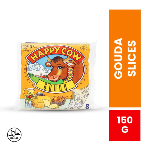 Happy Cow Cheese Gouda Slices 150g