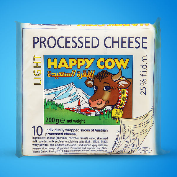 Happy Cow Cheese Low Fat Slices 200g