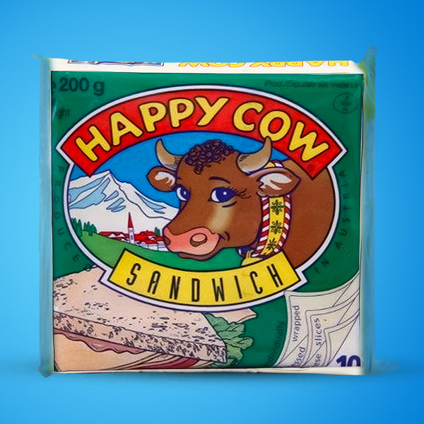 Happy Cow Cheese Sandwich Slices 200g