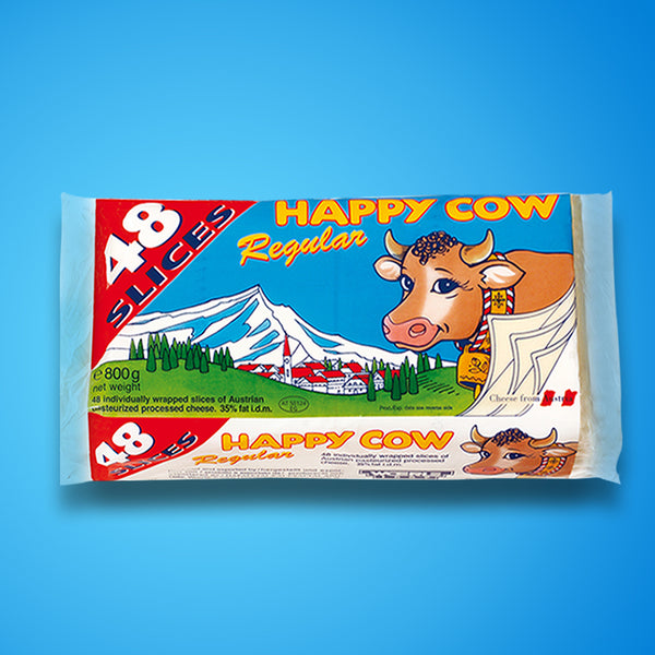 Happy Cow Catering Slice 800g – Cheese Slices (48pcs)