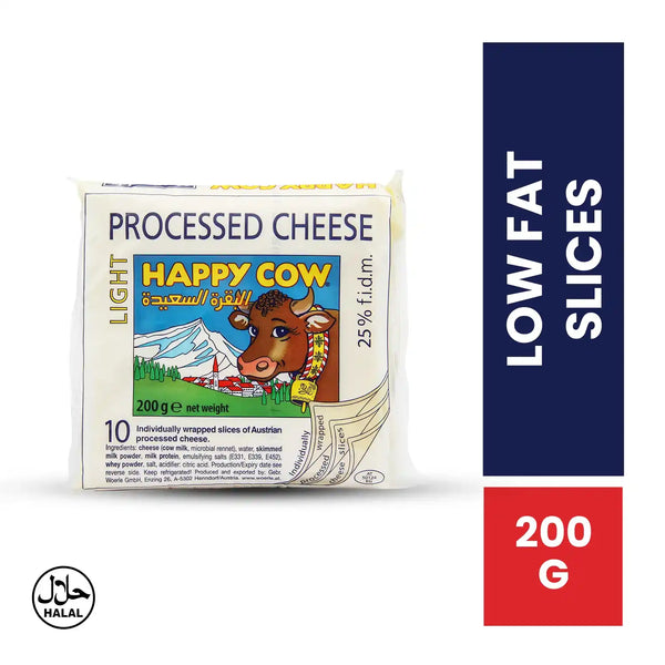 Happy Cow Cheese Low Fat Slices 200g