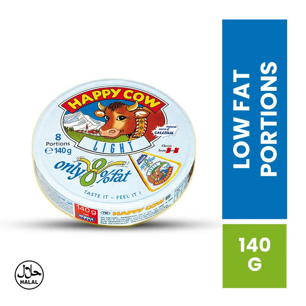 Happy Cow Cheese Low Fat Portions 140g