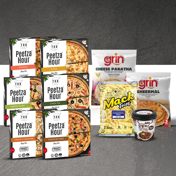Mega Savings Bundle | Frozen Pizzas, Paratha & Fries
