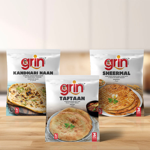Naan Triple Treat | Frozen Naan Combo Pack
