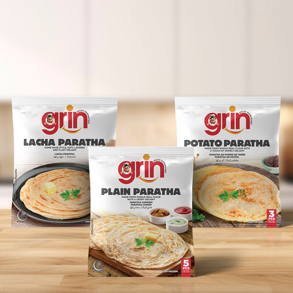 Paratha Triple Treat | Frozen Paratha Combo Pack
