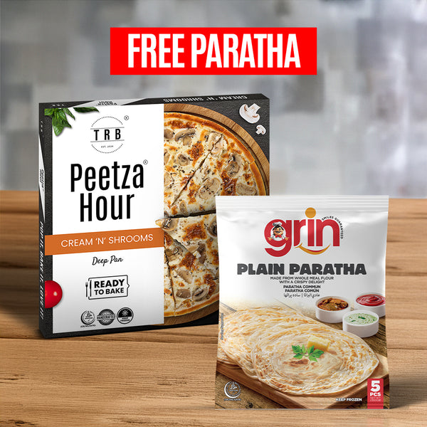 Cream 'N' Shrooms - Mushroom Magic! + Free Paratha