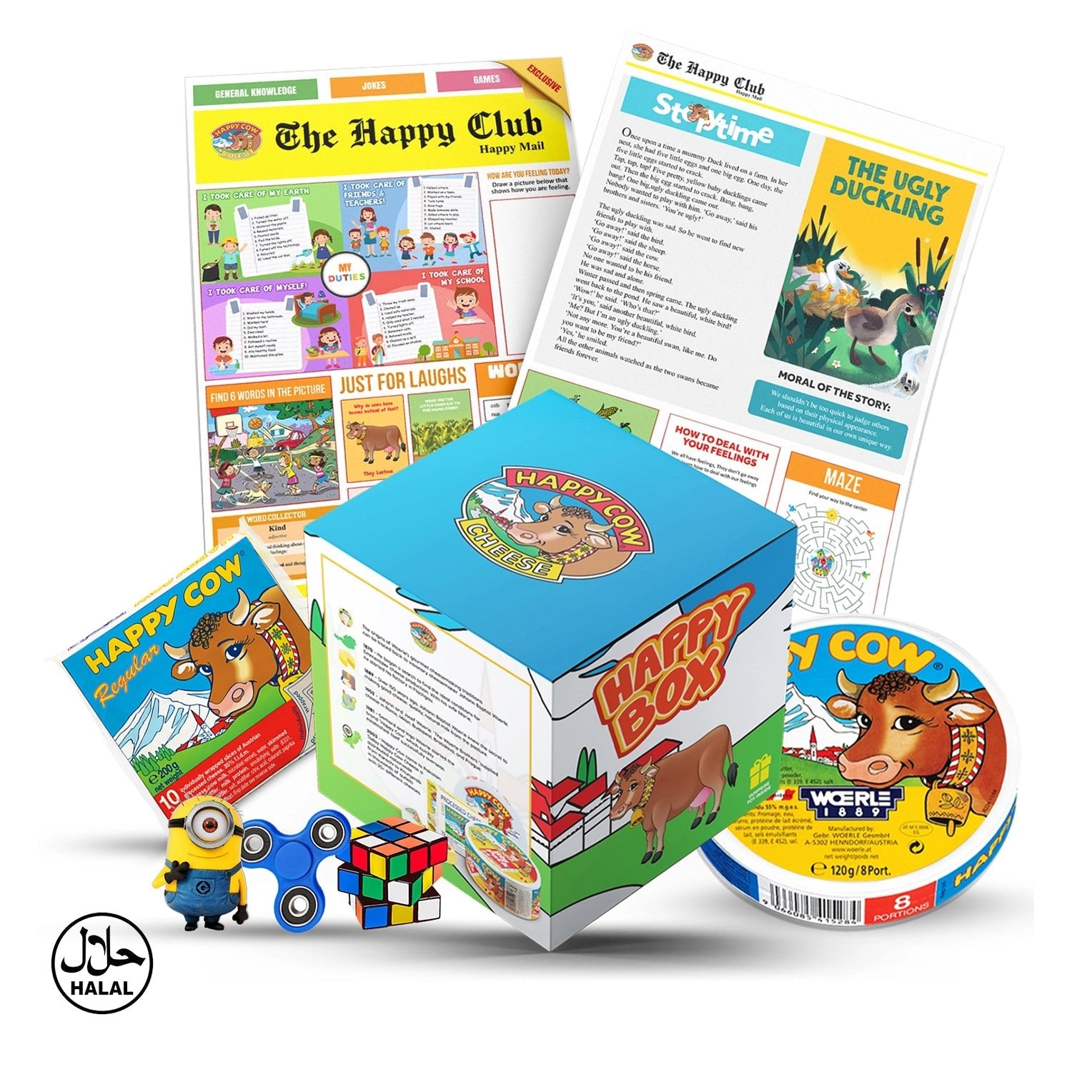 Happy Box – Fun Surprise Toy & Snack Gift Box for Kids | Happy Cow ...